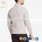 Men's Long Sleeves Cashmere Cable Fashion Sweater Half Zip Pullover