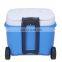 GINT 38 Liter Portable Wheeled Insulated Plastic Cooler Box for Camping