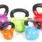 Power Training Fitness Equipment Stocked Customized Logo Colored Steel Competition Kettleball