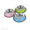Personalized Anti Slip Stainless Steel Pet Dog Feeding Bowl, Perfect Dish for Dog Puppy Cat and Kitten