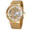 Forsining 162 Men Automatic Mechanical Wristwatch Mesh Stainless Steel Watches Casual Wristwatches Luxury Men Watch