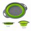 Amazon Hot Selling Multifunctional Collapsible Silicone Filter Water Draining Basket