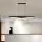 Dining Room Pendant Lamp Modern Minimalist LED Dining Room Hanging Lamp One Word Long Chandelier