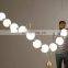 Светильник-карандаш Nordic Stair LED, простой современный, для столовой в вилле, длинный подвесной светильник для украшения дома