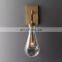 Modern Design Sconce Glass Bottle Vintage Style Downward Fixtures Contracted Wall Lighting