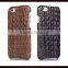 Wholesale Customize Genuine Crocodile Leather Cell Phone Mobile Phone Cases Shell for Iphone6s Plus