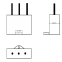 surge protectors Dalian Haokang Electronic Technology Co., LTDRAV-152BYZ-2AH     AC line lightning arrester/ surge arrester