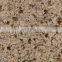Factory wholesale customized artificial  brown quartz countertops slabs