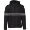 Style Men fashion soft Nylon windproof hooded puffer padding jacket