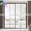 New Design Waterproof Narrow Edge Thermal Break Double Glass Sliding Door Partition Door Aluminum Slim Sliding Doors