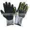 Best Selling TPR Industrial Mechanic Construction Anti Cut Resistant Impact Nitrile Work Safety Gloves