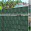 0.19*50m pvc tarpaulin vinyl privacy fence stripe, green grey color strip tarpaulin for garden fence