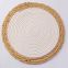 Round Cotton Rope Woven Gourd Grass Coasters Insulation Place mat Non slip Home Table Linen Pad For Home Kitchen