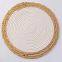 Round Cotton Rope Woven Gourd Grass Coasters Insulation Place mat Non slip Home Table Linen Pad For Home Kitchen