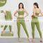 High Waist Yoga Leggings Custom Logo Fitness Gym Four Way Stretch Sports Breathable Pants