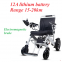 Lithium battery electric wheelchair