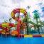 Water park equipment customized fiberglass water slide hot spring water children's fun Garden equipment