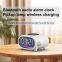 New hot selling multifunctional wireless fast charging with bluetooth speaker digital time display desk lamp clock for phones