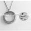 Wholesale Low price best-selling floating locket pendant 22mm stainless steel locket plate