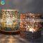 Exported to United States frosted glass candle jar with lid home decoration luxury oil burner