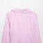 Spring and summer new European and American style women's fashionable casual striped V-neck long sleeved loose dress
