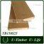 Composite colour mix on line embossing wpc decking exported to Europe