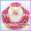Mitaloo New Styles Customized Factory Sell African Coral Beads Jewelry Set For Bridal Wedding MT0001