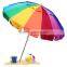Folding Round Sun Umbrella Shelter Tent Outdoor Beach Rainbow Umbrella Quality Choice