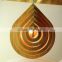 Decorative wooden pendant light