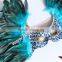 Blue Cock Mask Party Supplies Decoration