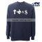 OEM manufacturer college hoodies sweatshirt without hood can be custom