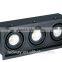3*15W LEDWAY LED indoor MR16 slim Grille spot lamp IP20 Three-head with decorated plat
