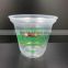 Wholesale High Quality 180ml Plastic Disposable Transparent Ice-cream Cup and Lid with SGS Testing