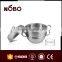 IRON MAN 2 layer multifunctional stainless steel pot with steamers,stock pot,steam pot