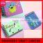 Soft pvc custom 3D cute soft cover custom notebook