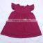 Flutter sleeves girls dress 2016 Pearl dress little girls ruffled dress