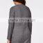 Best selling girls wholesale plus size jersey wrap dress grey marl