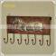 factory direct 12 zodiac living room metal coat rack wall hook