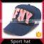 Soft textile sport hip hop hats and caps men