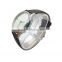 Silvery classic diamond pu strap vogue watch 2015