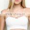 cheap plain european fashion cotton young girls white black tank top vest