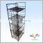 Eco-friendly 5 tie metal shelf display wholesale tie rack scarf