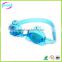 Lovely soft silicone cartoon kids swimming goggles