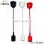 UL E26 Socket Silicone Hanging Light Parts With Weaving Wire