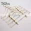 High quality cheap supermarket non slip hanger gold plated metal hanger                        
                                                Quality Choice