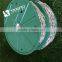 Zinc Plated 4mm DIN5685A link chain in green coil