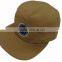 5 panel cap with woven label Badge logo/printed tape stranpback hat and cap