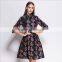 Wholesale factory price evening dress fabric 100% Polyester Jacquard fabric