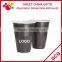 Promotional Double Level Red and White 16oz Disposable Plastic Cup Beverage Cup Bar Decoration