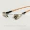 RF pigtail coaxial cable RG316 with CRC9 male right angle to FME Male straight connector